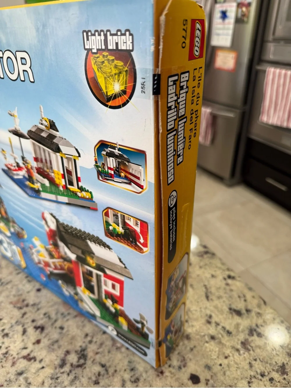 LEGO Creator: Lighthouse Island (5770) - 3-in-1 Set - NISB Flawed Box-See Pics